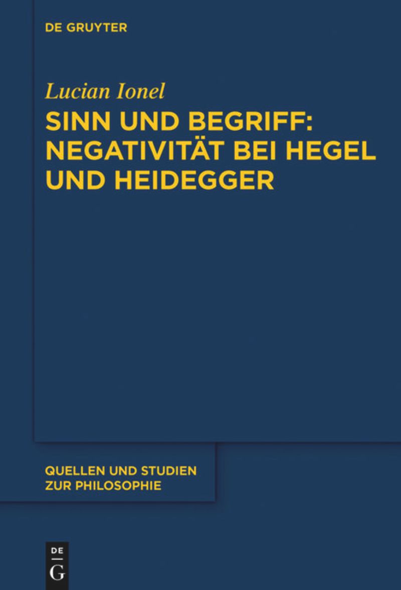 Cover des Buches Sinn und Begriff